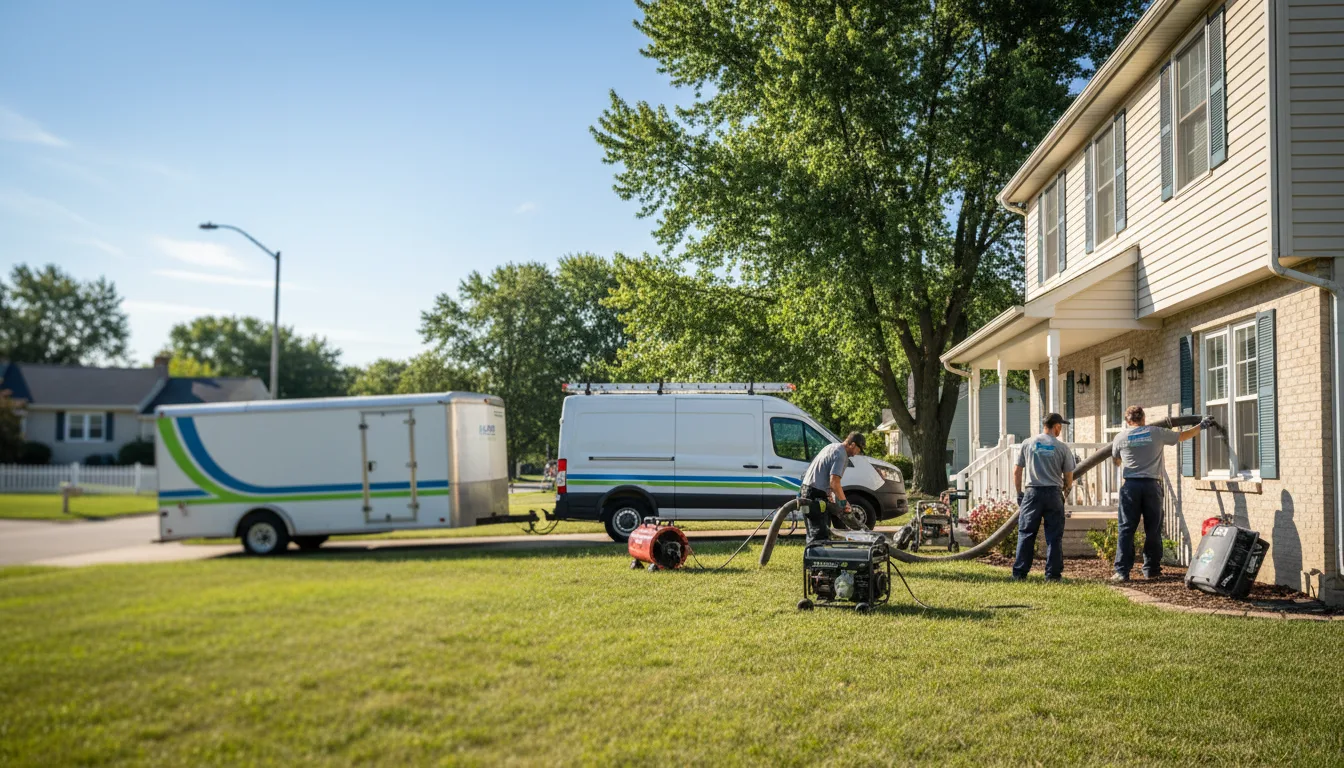 Flooded Basement Restoration And Cleanup With Repair in Vulcan, MI near me